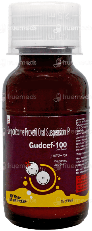 Gudcef 100 Dry Syrup 30Ml